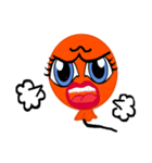 B.B Orange balloon.（個別スタンプ：24）