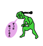 一発触発ちょんまげ犬（個別スタンプ：10）