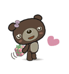 Q flower bear（個別スタンプ：2）
