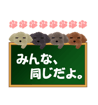 黒板トイプースタンプ3（個別スタンプ：12）