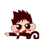 Monkey Male's tricks（個別スタンプ：4）