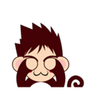 Monkey Male's tricks（個別スタンプ：18）