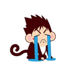 Monkey Male's tricks（個別スタンプ：34）