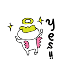 ゆるゆる天使ちゃん1（個別スタンプ：9）