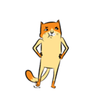 NaaDed-Orange cat（個別スタンプ：9）