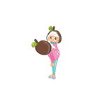 LOLO and HoiHoi aubergine story V3.0（個別スタンプ：12）