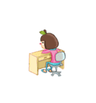 LOLO and HoiHoi aubergine story V3.0（個別スタンプ：15）