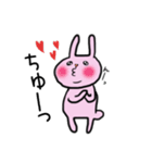 でっぱウサギ（個別スタンプ：15）