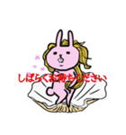 でっぱウサギ（個別スタンプ：38）