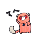 ピンクたぬきゴンザ（個別スタンプ：28）