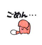 ピンクたぬきゴンザ（個別スタンプ：36）