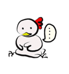 日々にわとり（個別スタンプ：1）