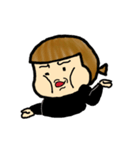 Black was thin（個別スタンプ：2）