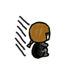 Black was thin（個別スタンプ：7）
