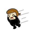 Black was thin（個別スタンプ：9）