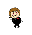 Black was thin（個別スタンプ：10）