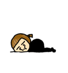 Black was thin（個別スタンプ：13）