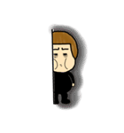 Black was thin（個別スタンプ：14）