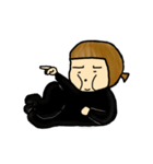 Black was thin（個別スタンプ：18）
