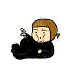 Black was thin（個別スタンプ：19）