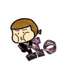Black was thin（個別スタンプ：27）