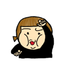 Black was thin（個別スタンプ：33）
