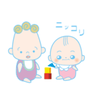 赤ちゃんと赤ちゃん（個別スタンプ：30）