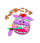ハイテンションな牛さん（個別スタンプ：8）