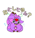ハイテンションな牛さん（個別スタンプ：40）
