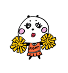 まろ眉毛のパンダさん（個別スタンプ：16）