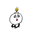まろ眉毛のパンダさん（個別スタンプ：21）