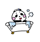 まろ眉毛のパンダさん（個別スタンプ：32）