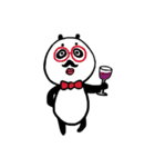 まろ眉毛のパンダさん（個別スタンプ：33）