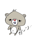 ノノくまさんの仲良しスタンプ（個別スタンプ：5）