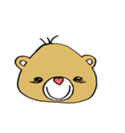 ノノくまさんの仲良しスタンプ（個別スタンプ：11）