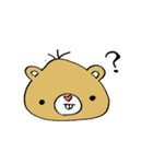 ノノくまさんの仲良しスタンプ（個別スタンプ：19）