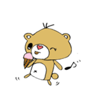 ノノくまさんの仲良しスタンプ（個別スタンプ：24）