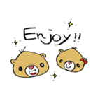 ノノくまさんの仲良しスタンプ（個別スタンプ：25）
