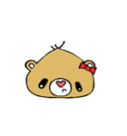 ノノくまさんの仲良しスタンプ（個別スタンプ：37）