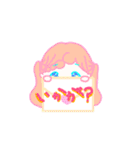 むじゃきでかわいい！女の子スタンプ（個別スタンプ：3）