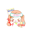 むじゃきでかわいい！女の子スタンプ（個別スタンプ：12）