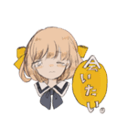 セーラー服中毒とカニさん（個別スタンプ：3）