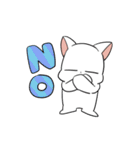 しろにゃんこ～～（個別スタンプ：2）