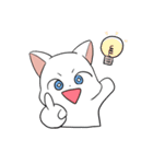 しろにゃんこ～～（個別スタンプ：30）