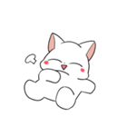 しろにゃんこ～～（個別スタンプ：34）