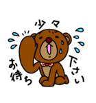 シロ目のベア子。2（個別スタンプ：26）