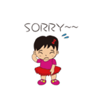My daughter ~ small volume texture（個別スタンプ：17）
