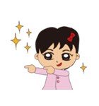 My daughter ~ small volume texture（個別スタンプ：32）