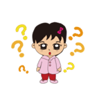 My daughter ~ small volume texture（個別スタンプ：36）