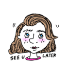 teenager's bangs（個別スタンプ：1）